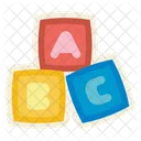 Abc Block Toy  Icon