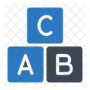 ABC Blocke Spielen Symbol