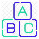 Abc Blocks Education Blocks Icon