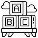 Bloco abc  Ícone