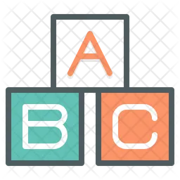 Bloco abc  Ícone