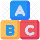 Bloco abc  Ícone