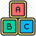 Bloco abc  Ícone