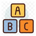 Bloco abc  Ícone