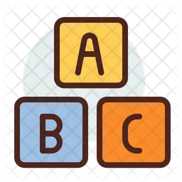 Bloco abc  Ícone