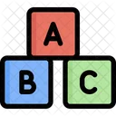 Bloco abc  Ícone