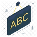 Abc Board Abc Learning Basic Education Icon
