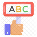 ABC Board Grundbildung Grundschulbildung Symbol