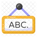 ABC Board Grundbildung Grundschulbildung Symbol