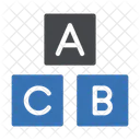 ABC 큐브  아이콘
