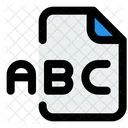 ABC-Datei  Symbol