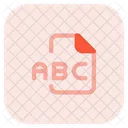 ABC-Datei  Symbol