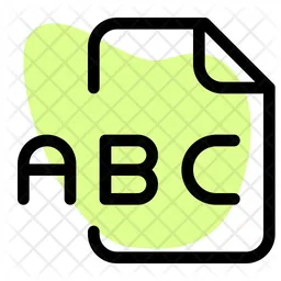 ABC-Datei  Symbol