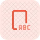 ABC-Datei  Symbol