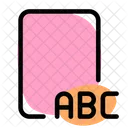 ABC-Datei  Symbol