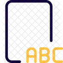 ABC-Datei  Symbol