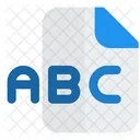 Abc File Audio File Audio Format Icon