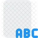 ABC 파일  아이콘
