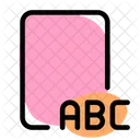 ABC 파일  아이콘