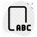 Abc File  Icon