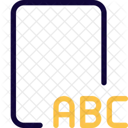 Abc File  Icon