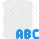 Abc File  Icon