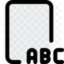 Abc File  Icon