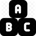 ABC 블록  아이콘