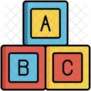 ABC 블록  아이콘