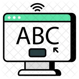 Aprendizaje abc  Icono