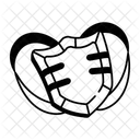 Abdominal Guard Athletic Protection Icon