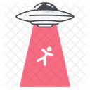 Abduction Ufo Alien Icon
