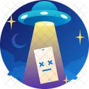 Abduction Flying Saucer Not Found Icon