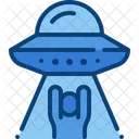 Abduction Alien Ufo Icon