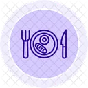 Abendessen  Symbol