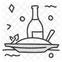 Abendessen  Symbol