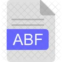 Abf Arquivo Formato Ícone