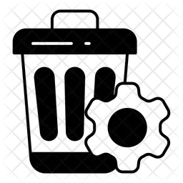 Abfallbehälter  Symbol