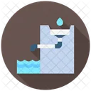 Abfluss Abfall Wasser Icon