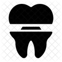 Gebrochener Zahn  Symbol