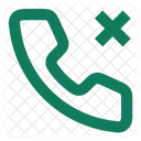 Abgelehnter Anruf  Symbol