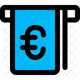 Geld abheben  Symbol