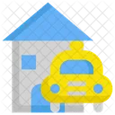 Auto Haus Taxi Symbol