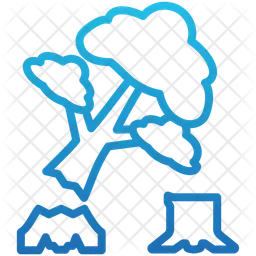 Abholzung  Symbol