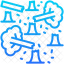 Abholzung Wald Baume Symbol