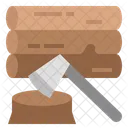 Abholzung  Symbol