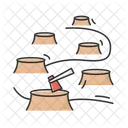 Abholzung  Symbol
