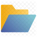 Abierto Carpeta Documentos Icono