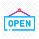 Abrir Puerta Mensaje Icono