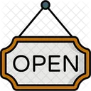 Abierto Herramientas De Negocios Junta Icono